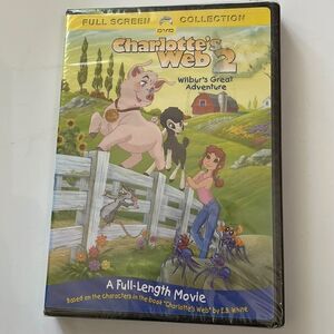 New in packaging Charlotte’s Web 2 Wilbur’s Great Adventure Sealed DVD